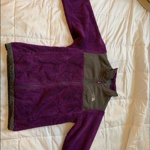 Kids large north face full zip jacket